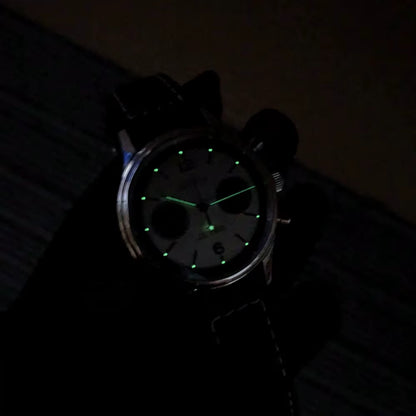 Rts Stock Drop Ship Luxury 5Atm Panda Eyes 1963 Seagull St1901 Chronograph Automatic Mechanical Movement Watch Man for Sale