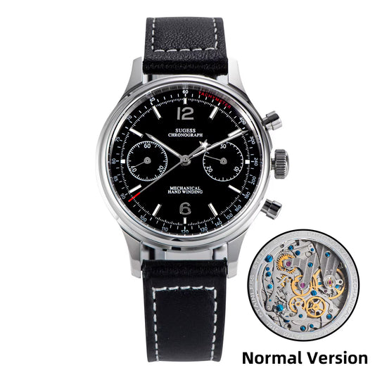 Rts Stock Drop Ship Luxury 5Atm Panda Eyes 1963 Seagull St1901 Chronograph Automatic Mechanical Movement Watch Man for Sale