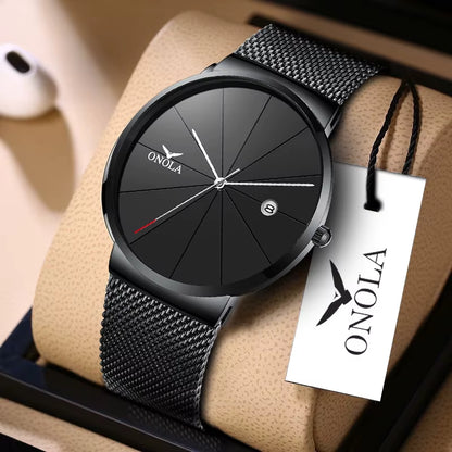 ONOLA Brand 3804 Fashion Hand Watch for Men'S Watches Sports Mens Waterproof Quartz Quality Mens Watch