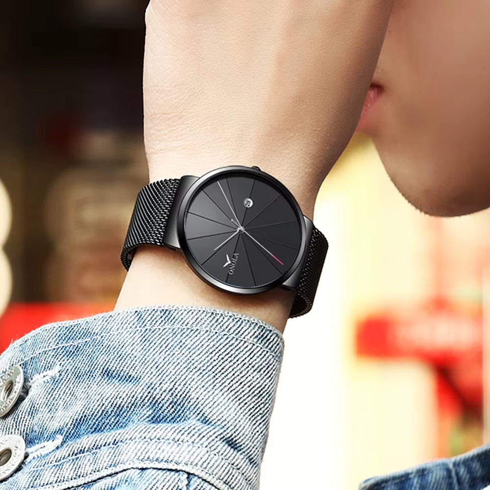 ONOLA Brand 3804 Fashion Hand Watch for Men'S Watches Sports Mens Waterproof Quartz Quality Mens Watch